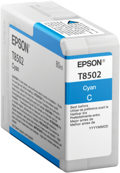 Epson T8502 Bläck SC-P800 Cyan 80ml