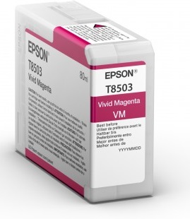 Epson T8503 Bläck SC-P800 Vivid Magenta 80ml