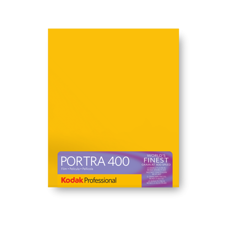 Kodak Portra 400 4x5" 10 blad Negativ Färgfilm