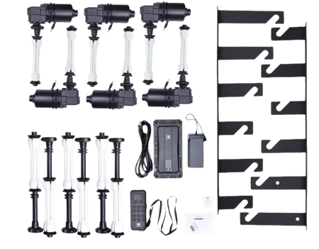 Nanlite Motoriserad bakgrundsupphägning 6st bakgrunder kit