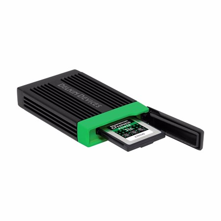 Delkin kortläsare CFexpress Typ B Aluminium USB-C/USB-A