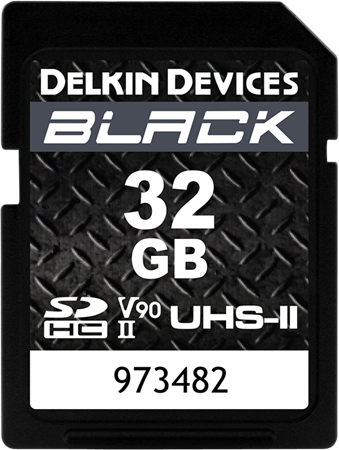 Delkin BLACK SD 32GB UHS-II Rugged 300/250