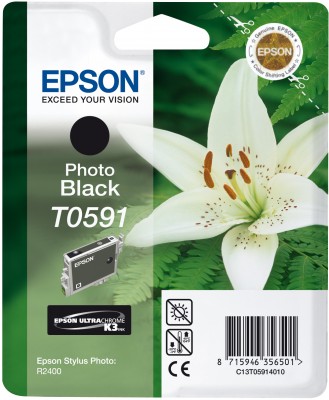 Epson T0591 Bläck Stylus Photo R2400 photo black