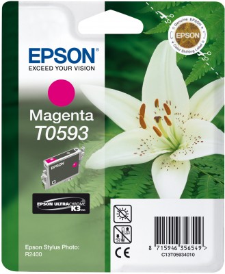Epson T0593 Bläck Stylus Photo R2400 magenta