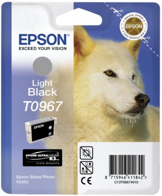 Epson Bläck T0967 Stylus Photo R2880 Light Black