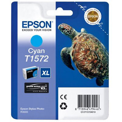 Epson T1572 Bläck Stylus Pro R3000 Cyan 25,9ml