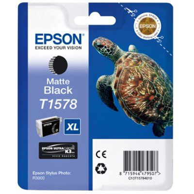 Epson T1578 Bläck Stylus Pro R3000 Matt Black 25,9ml