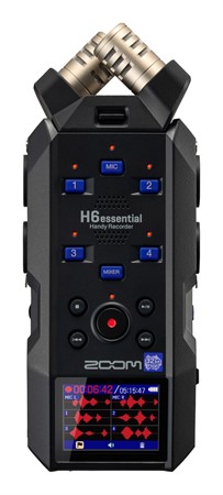 ZOOM H6 essential 32-bit FLOAT 6-ch Ljudinspelare