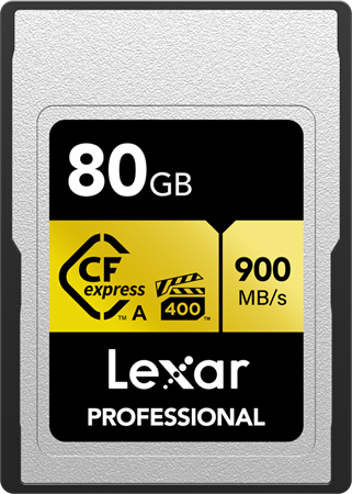 LEXAR CFexpress Typ A 80GB Pro Gold R900/W800