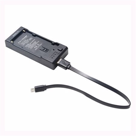 Nanlite USB-Batteriladdare Sony NP-F-typ