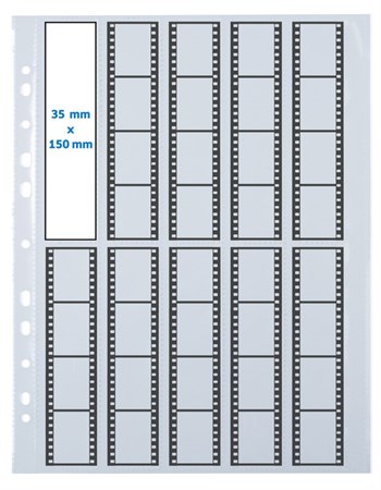 Herma 7760 Negativblad Klara 135-film 10 x 4-remsor 25-p