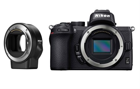 Nikon Z50 + FTZ II adapter