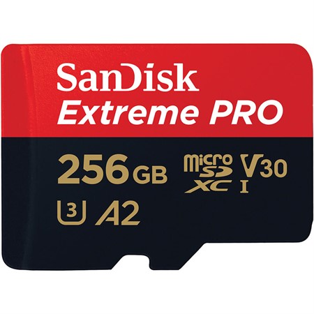 Sandisk Micro SDXC 256GB Extreme Pro 200/140MB/s
