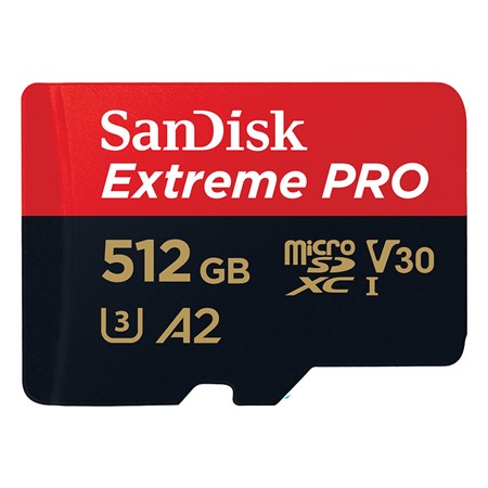 Sandisk Micro SDXC 512GB Extreme Pro 200/140MB/s