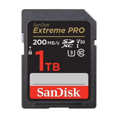 SanDisk SDXC Extreme Pro 1TB 200/140MB/s UHS-I V30