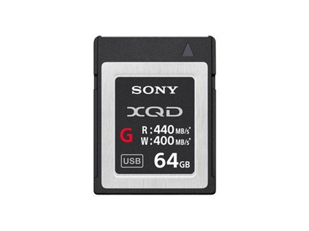 Sony Minneskort XQD 64GB QD-G64F 440/400MB/s New