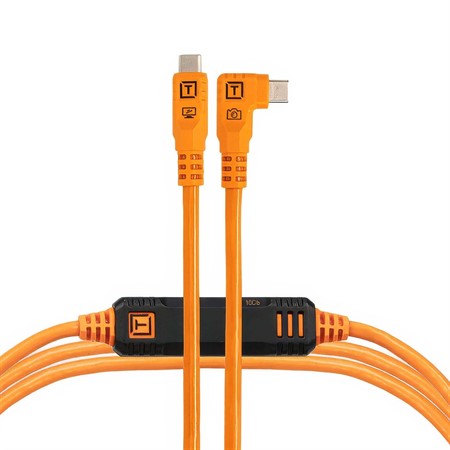 TetherPro Optima USB-C - USB-C 4,6m Vinklad-Rak