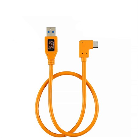 TetherPro USB-C vinklad till USB A 3.0 50 cm