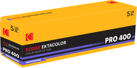 Kodak Ektacolor Pro Portra 400 135-36 / 5-pack