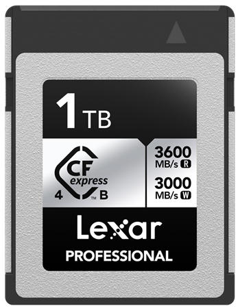 LEXAR CFexpress 4.0 Typ B 1TB Pro Silver R3600/W3000