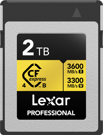 LEXAR CFexpress 4.0 Typ B 2TB Pro Gold R3600/W3300