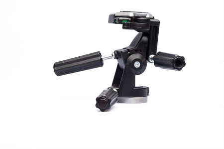 Beg Manfrotto 029 3-vägshuvud men snabbplatta 3/8 gänga