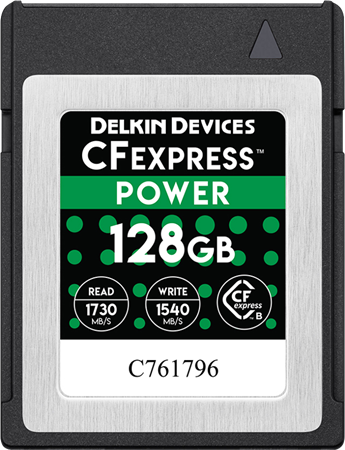 Delkin CFexpress Typ B Power 128GB R1730/W1540