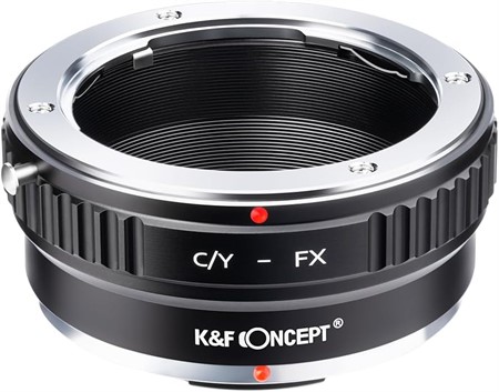 Beg K&F Contax/Yashica - Fuji X-mount adapter