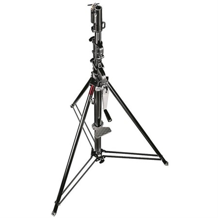 Manfrotto 087NWB Belysningsstativ Wind-Up 3-delat Svart