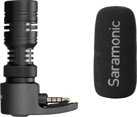 Saramonic Mini Mic SmartMic + For Phone Jack 3.5mm TRRS