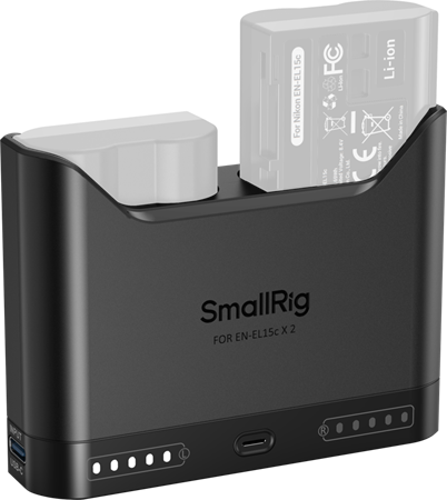 Smallrig 5491 USB-C Batterladdare Nikon EN-EL15c Duo