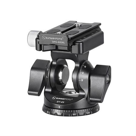 Sunwayfoto DT-03S Arca Tvåvägshuvud för Enbenstativ